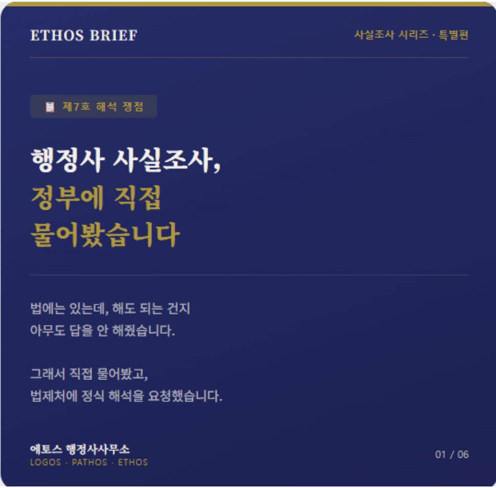 Can Korean Administrative Agents Conduct Fact-Finding? I Asked the Ministry of the Interior and Safety Directly cover